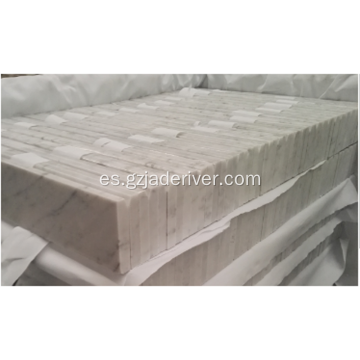 Diseños de borde de borde de piso de mármol de Carrara